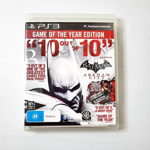 Batman arkham sales city goty ps3