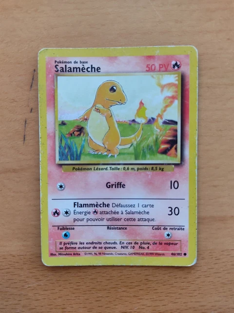 Pokécardex - Carte Pokémon Salamèche(PAF 109