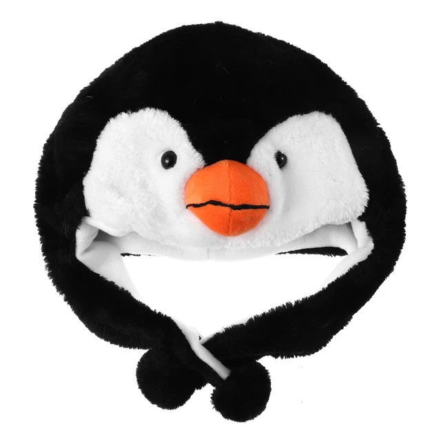 Cartoon Peluche Chapeau Cosplay Performance Hat Pingouin Chapeau en forme