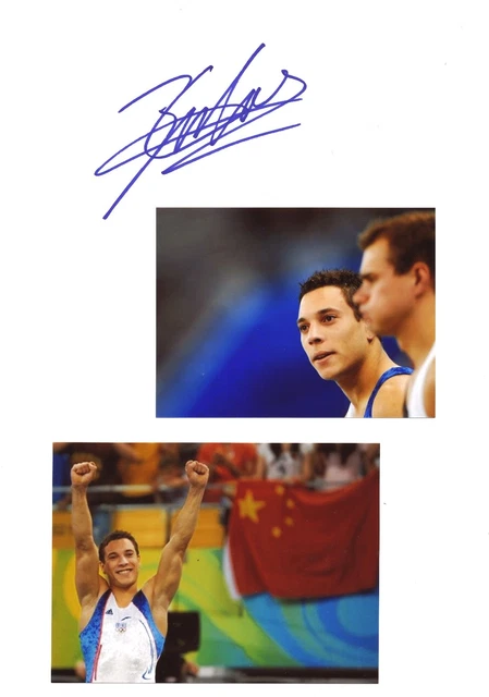 Thomas Bouhail  Frankreich  Turnen 2.OS 2008  Karte  original signiert WL 340720