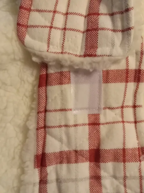 UGG Westwood Cotton Flannel Plaid Dog Coat Size Small