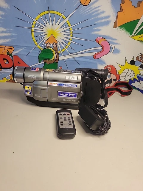 JVC GR-SXM330U Super VHS VHS-C Camcorder - w/Remote, AC Adapter, No Charger