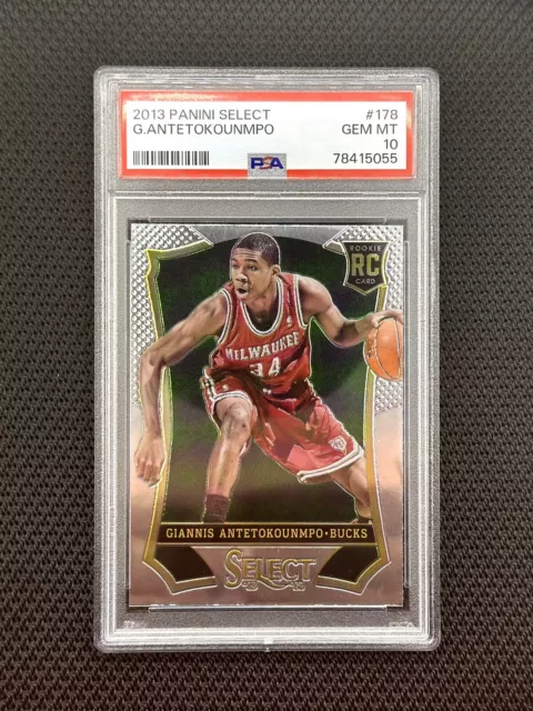 2013-14 Panini Select - Giannis Antetokounmpo Rookie PSA 10 RC #178