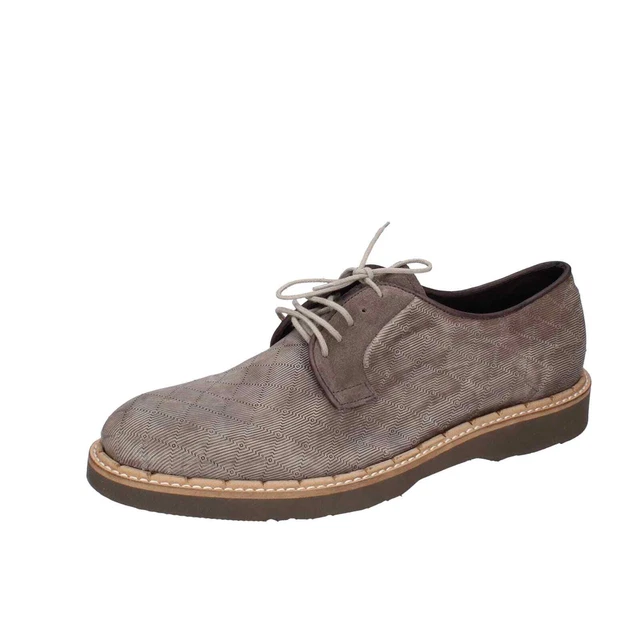 chaussures homme EVEET élégantes marron cuir EZ274