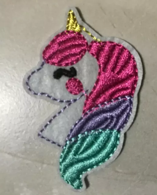 Unicorn Embroidered Logo Patch Badge Sew On