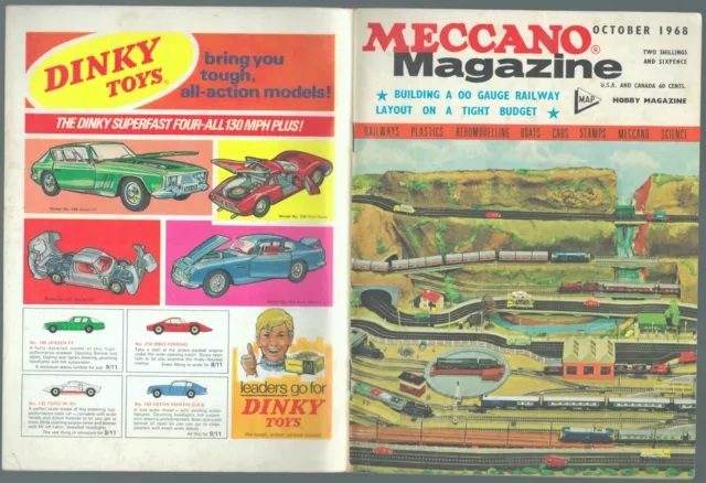 Meccano Magazine Oct 68: Stock Car/Weather Ship/Scale Dimension Rule/de Ferranti