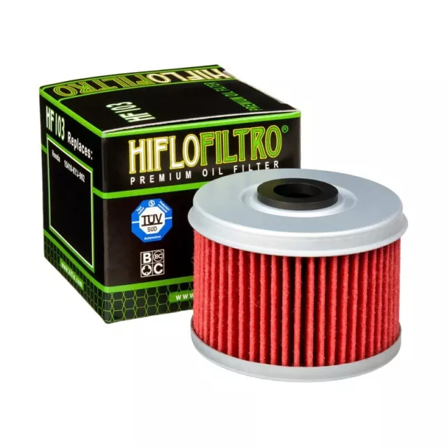 Hiflofiltro Filtre à Huile Pour Honda CRF250L/CRF250 Rally (2017 À 2020)