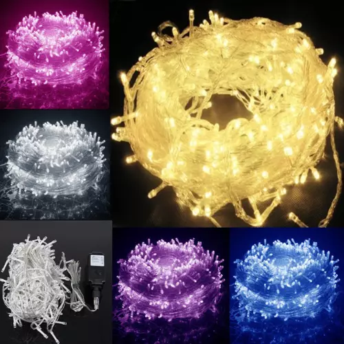 Waterproof Fairy Lights 20-500 LED Outdoor Christmas Tree Wedding Solar Powered