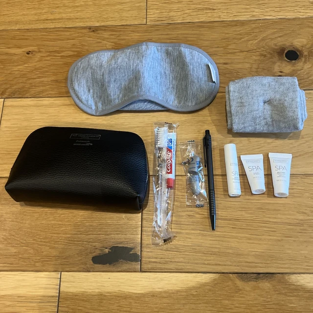 NEW BA CLUB World The White Company Wash Bag airline Amenity Kit
