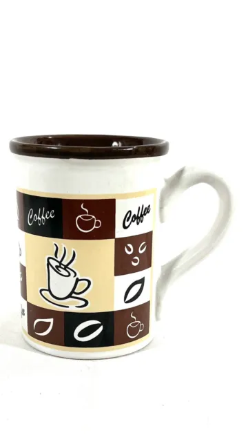 Royal Norfolk For Coffee Lovers Coffee Mug Tea Cup 14 Fluid Ounces Brown White