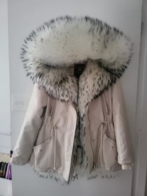 Real Fur Coat Size S