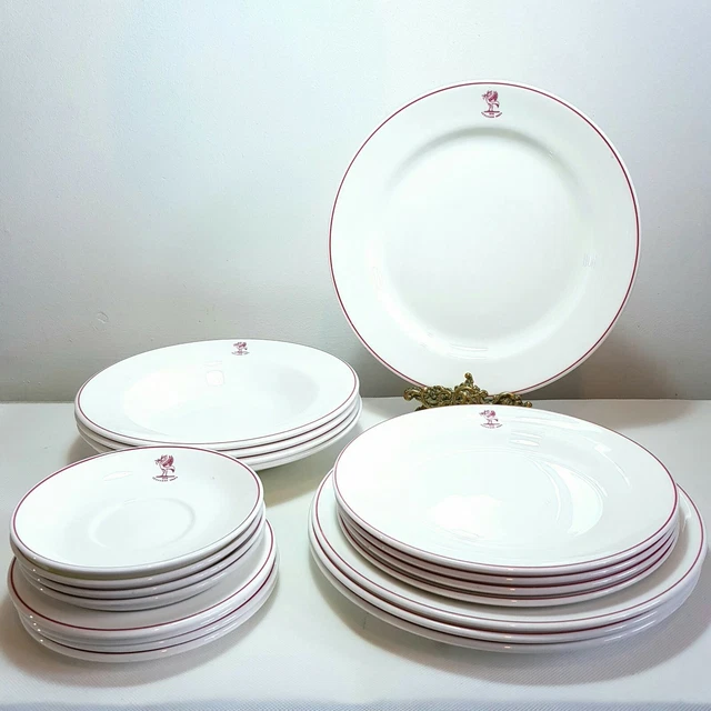 WEDGWOOD METALLISED CHINA Plates & Bowls, Liverpool 208 Field Hospital