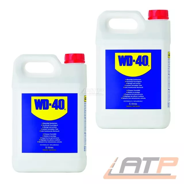 2x 5 L = 10 LITER WD-40 MULTIFUNKTIONSPRODUKT VIELZWECK SPRAY ROSTLÖSER PFLEGE 2