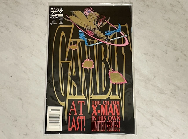 Gambit #1 Newsstand Foil Cover — Marvel Comics 1993 Limited Series — Fair/Good
