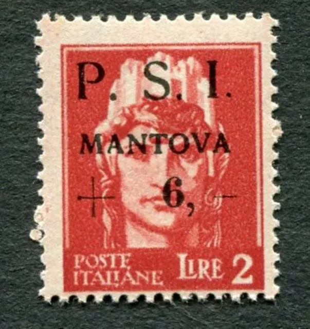 PSI MANTOVA 2L, Italy first CITY ISSUE after FALL OF FASCISM - MNH/OG 1945 (185)