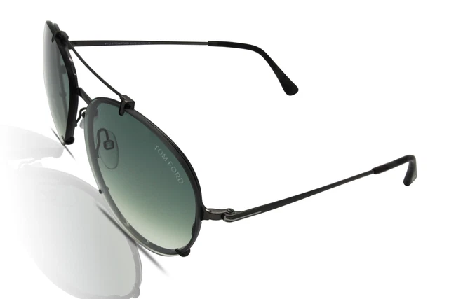 Tom ford FT0527 Dickon Sunglasses 08B Shiny Gunmetal/Grey Gradient