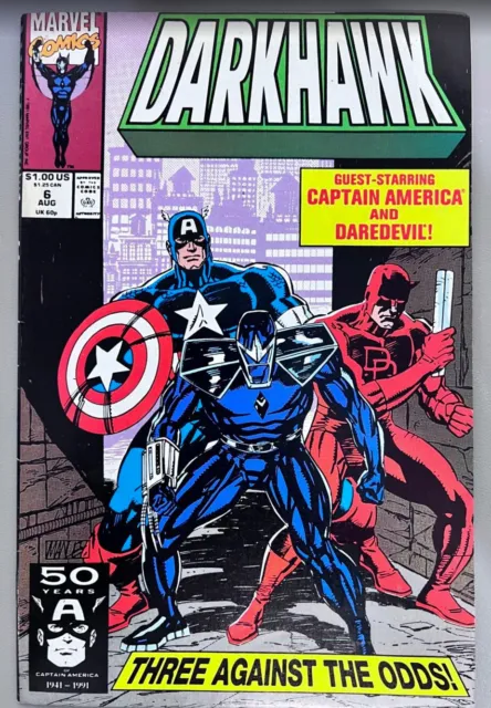 Darkhawk #6  Hard to Find - MARVEL Comics with Bonus See Description Daredevil