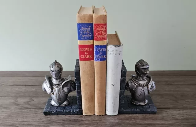 Medieval Knights Armor Bookends