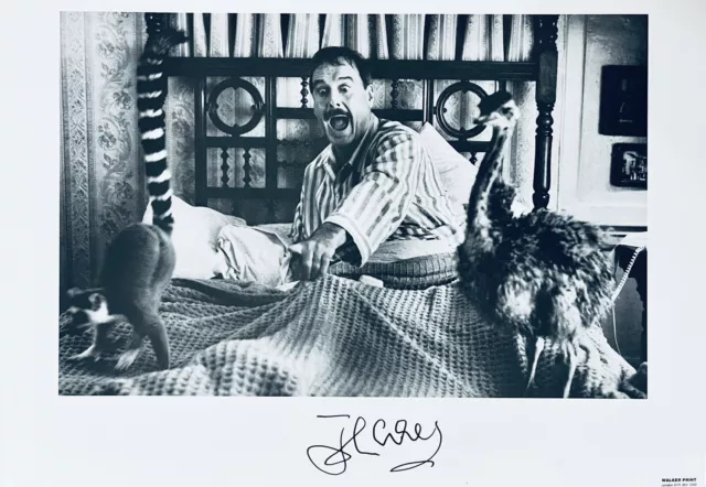 John Cleese HAND SIGNED 8x6 FIERCE CREATURES Promo Photograph *In Person* *COA*