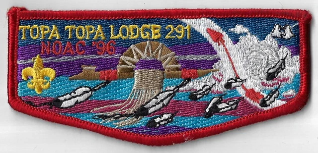 1996 NOAC Topa Topa Lodge 291 Flap Ventura County Council