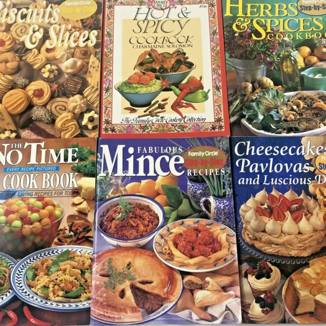 Family Circle Cookbook Vintage & Modern Cookbooks - Large Selection