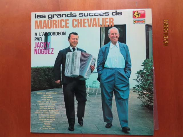 disque vinyle 33 tours 30 cm - les grands succès de Maurice Chevalier