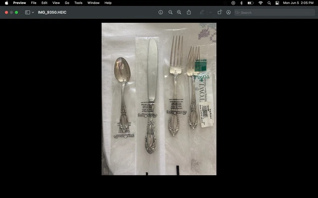 Towle King Richard Sterling Silver 4 Piece Place Setting - New in Package Towle King Richard Sterling Silver 4 Piece Place Setting - New in Package