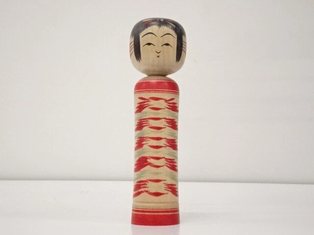 43908# TRADITIONAL JAPANESE CRAFT / KOKESHI DOLL (18.2 cm)/ ARTISAN WORK