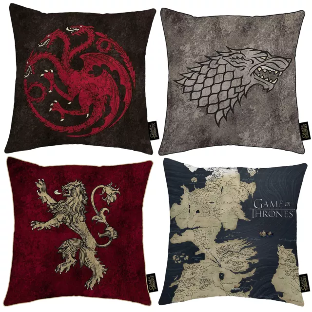 Game Of Thrones Cushion House Stark Lannister Targaryan Xmas Gift Throw Pillow