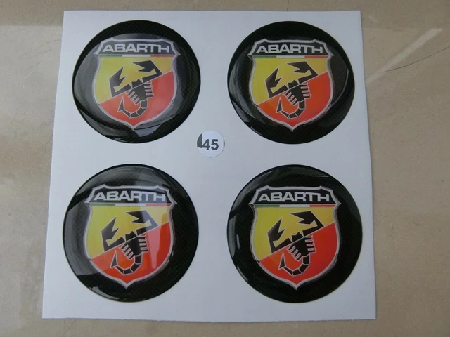 Enjoliveurs Autocollants 3D Noir 50mm Pour Kia - Lot De 4 Pièces, Compatible Picanto, Rio, Soul, Etc.