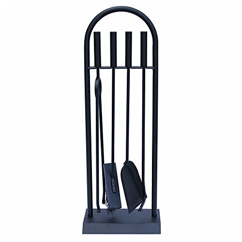 JVL Lambeth Contemporain Serviteur Arch Ensemble d'outils, Acier, Noir, 23 x 14
