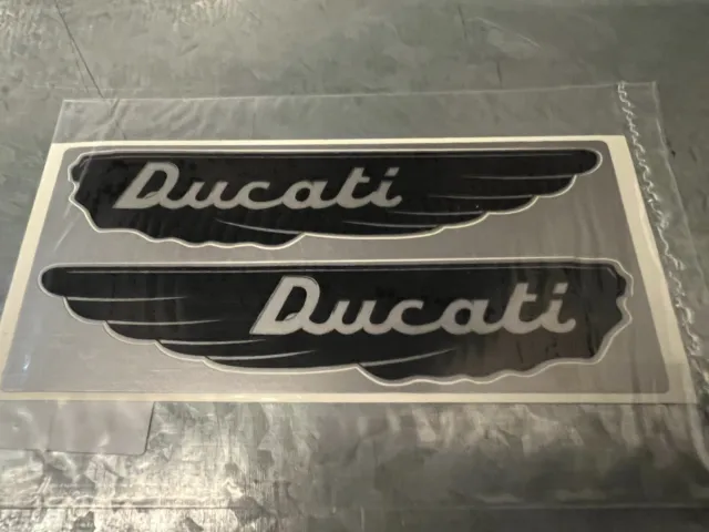 Ducati Monster vecchio logo ala scrambler set adesivi serbatoio