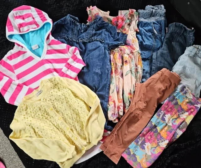 Next - Girls Bundle Summer Clothes Age 8 Years - Dress Cardigan Shorts Leggings