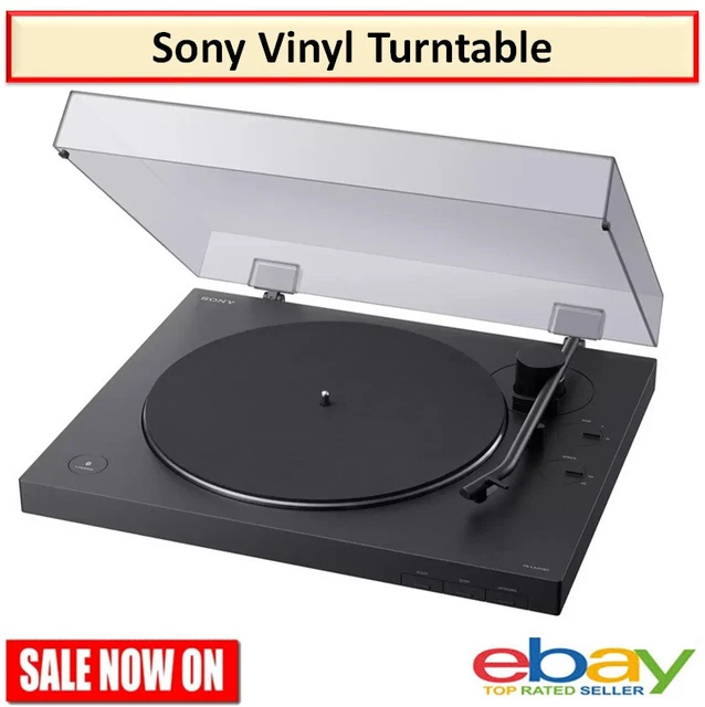 SONY STEREO VINYL Turntable Record Player With Bluetooth Speakers