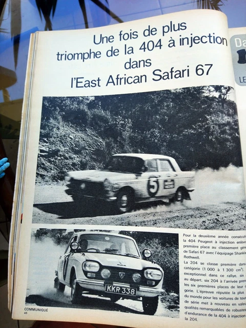 Publicité Vintage Advertising 1967 - Pub PEUGEOT 404 204 SAFARI 1967