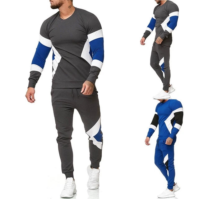 Camicia Maglione Cravatta Camicetta Casual Palestra Jogging Lungo Set Maniche
