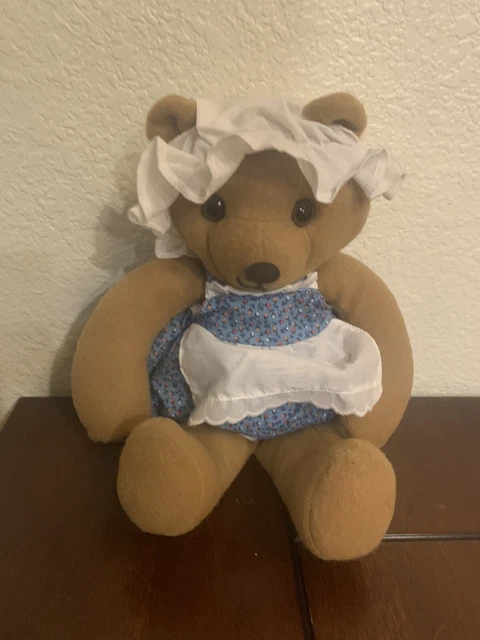 1981 Fisher-Price Mamma Teddy Bear Plush 14" Doll Quaker Oats