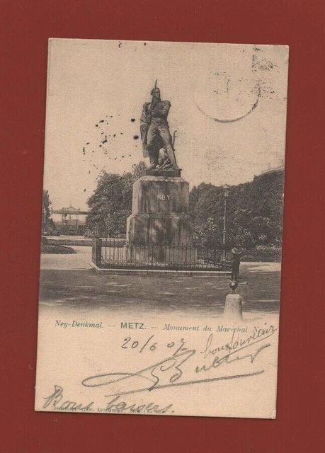 METZ - Monument to Marshal Ney ..... (L6759)