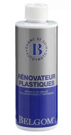 BELGOM Renovateur plastique - Entretien Nettoyant - 500 ml auto moto camion