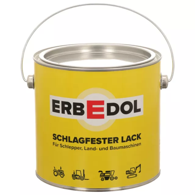 Erbedol Schlepperlack moosgrün RAL 6005 Kunstharzlack Farbe 2,5 L