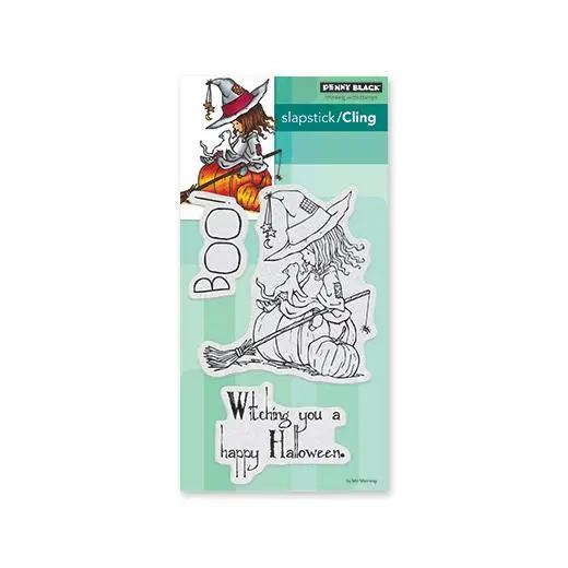 Penny Black Cling Rubber Stamps - Witching You 40-620