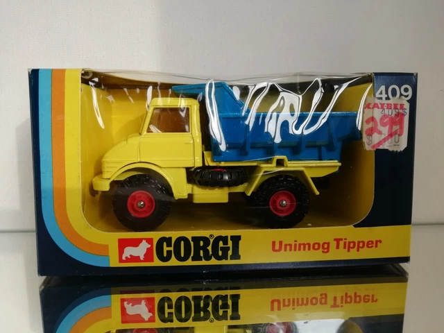 CORGI　コーギー　TOYS　WNIMOG TIPPER No.409 Corgi 409, Mercedes Unimog Dumper - Free Price Guide & Review