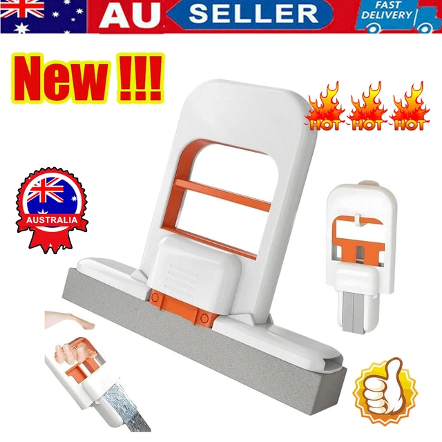 Mini Foldable Desktop Mop 3-Pack - Self-Squeeze Cleaning Tool For Small Spaces