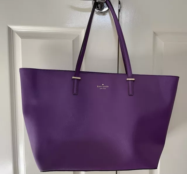 BNWOT Kate Spade New Your XL Tote Bag Purple