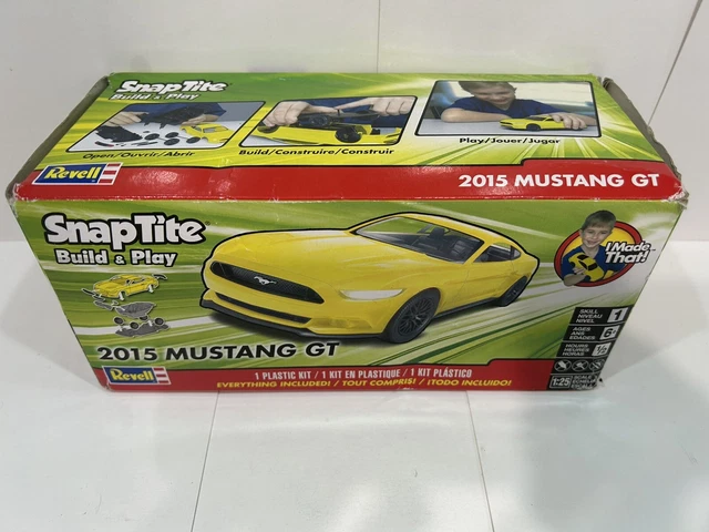 Mustang GT 2018 Revell Plastic Model Kit 1/25 Scale SnapTite Build and Play Mustang GT 2018 Revell Plastic Model Kit 1/25 Scale SnapTite Build and Play