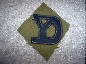 WWI  US Army 26th Division, patch AEF wool
