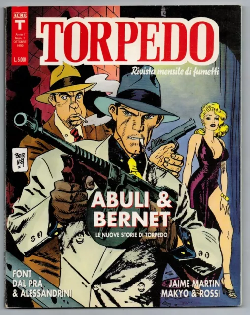 TORPEDO nn. 1-11 serie completa + SPECIALE Edizioni Acme 1990-91