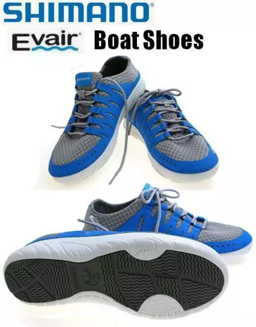 Shimano Evair Non Marking Quick Dry Blue Boat Shoes EVABS (Select Size)