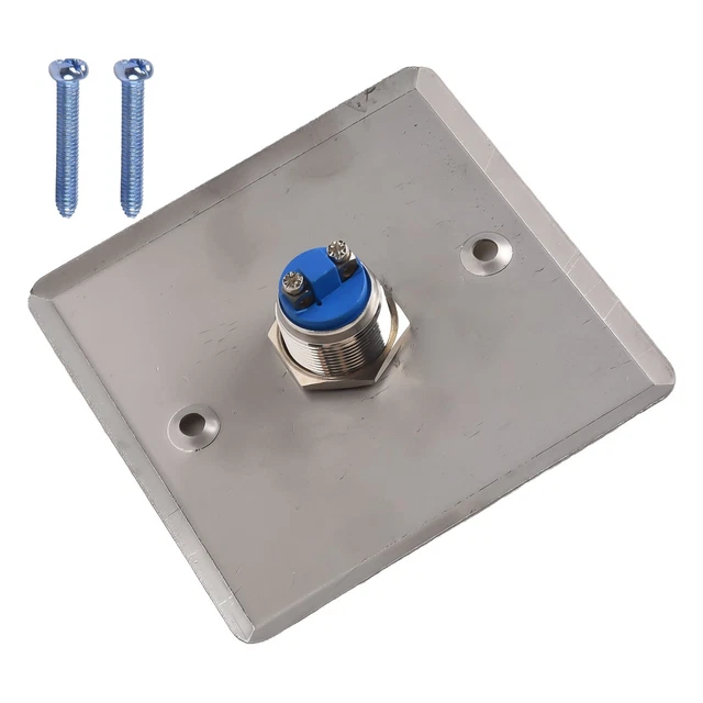 Campanello Multi Familiare In Acciaio Inox - Con Targhetta LED E 2 Nomi