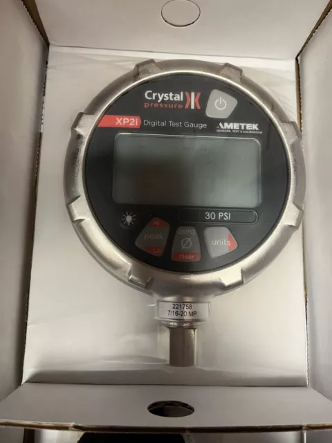 0-30 PSI crystal pressure gauge